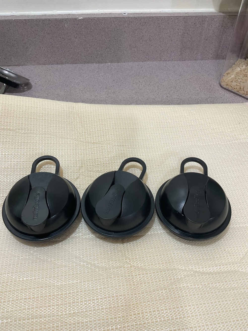 NutriBullet Replacement Black Blade Caps - 3 Pack